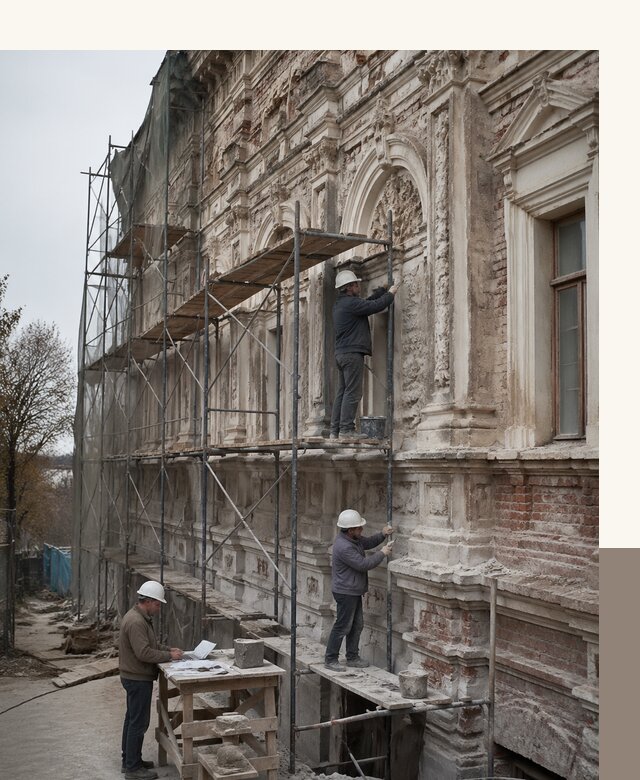 Реставрация объектов культурного наследия под ключ в Кулебаках