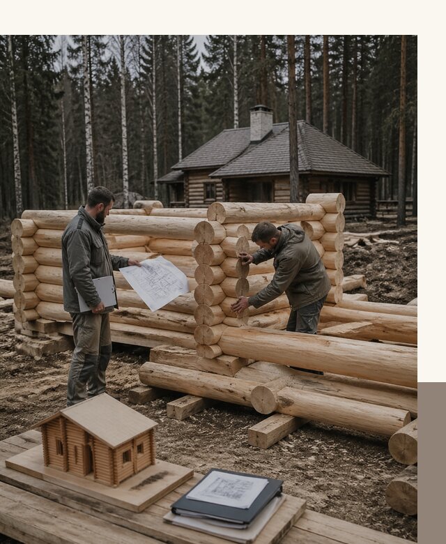 Проектирование и строительство домов из бревна в Кулебаках